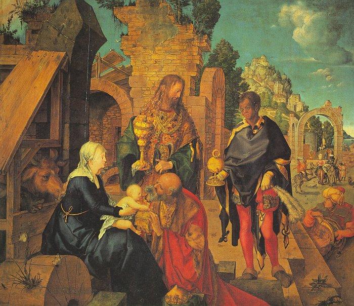 Albrecht Durer The Adoration of the Magi_z Sweden oil painting art